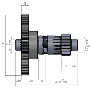 BMG Reverse Integrated Drive Gear Assembly (OEM RIDGA V2, SKU 15167)
