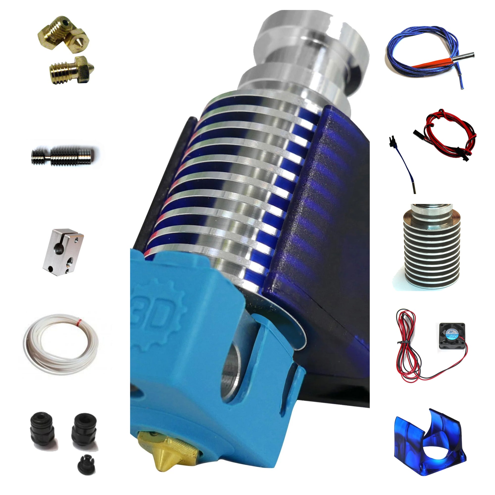 E3D V6 - 12 Volt - 1.75mm Universal - With Bowden Kit