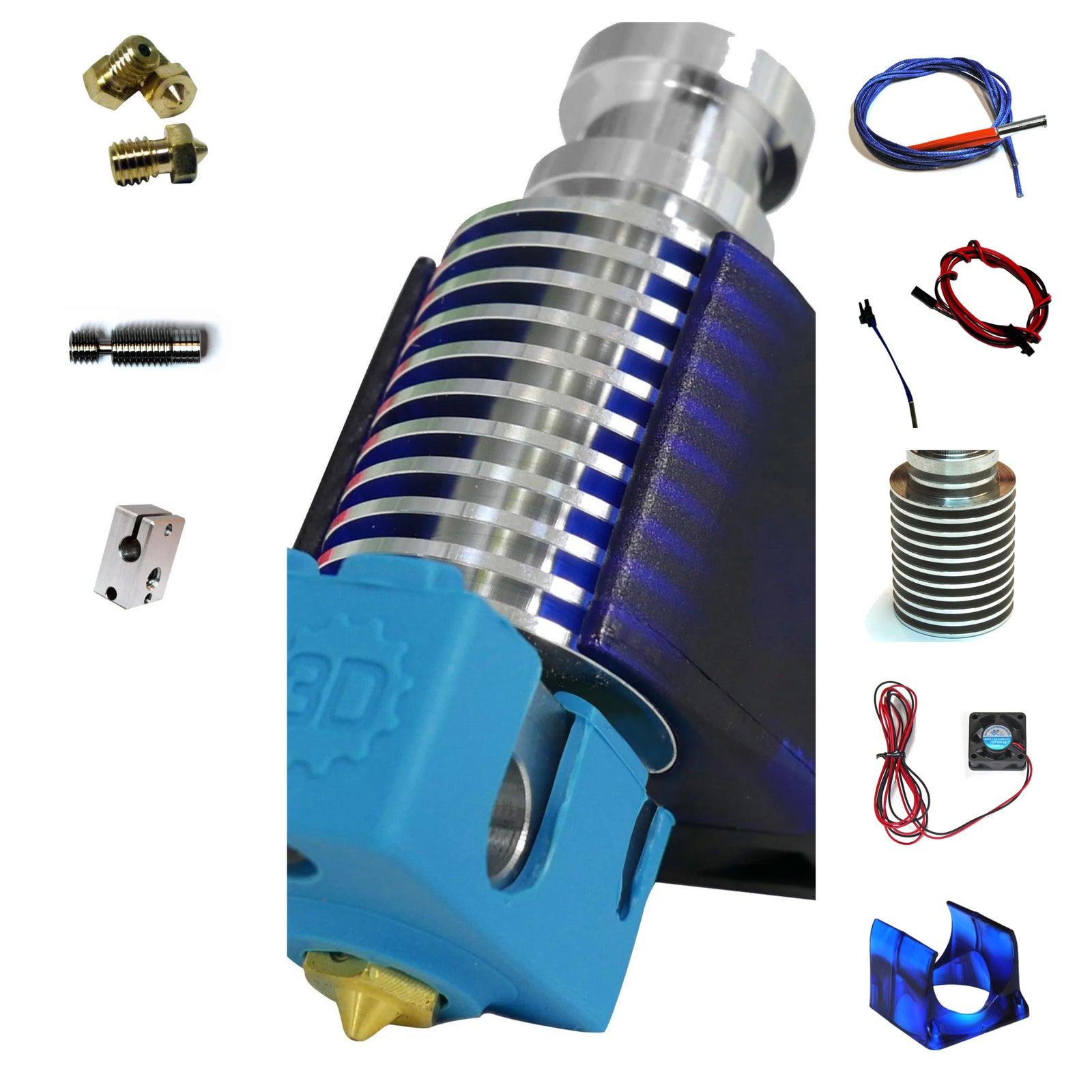 E3D V6 - 12 Volt - 3mm Direct Drive - Kit