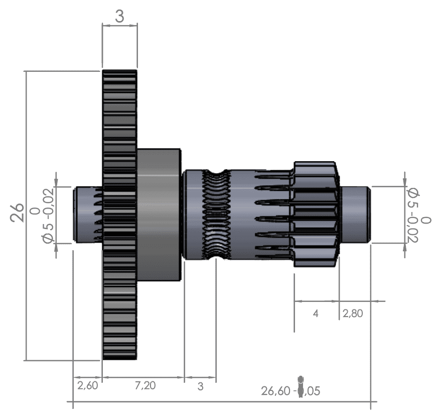 bondtech bmg gears BMG Reverse Integrated Drive Gear Assembly (OEM RIDGA V2, SKU 15167)