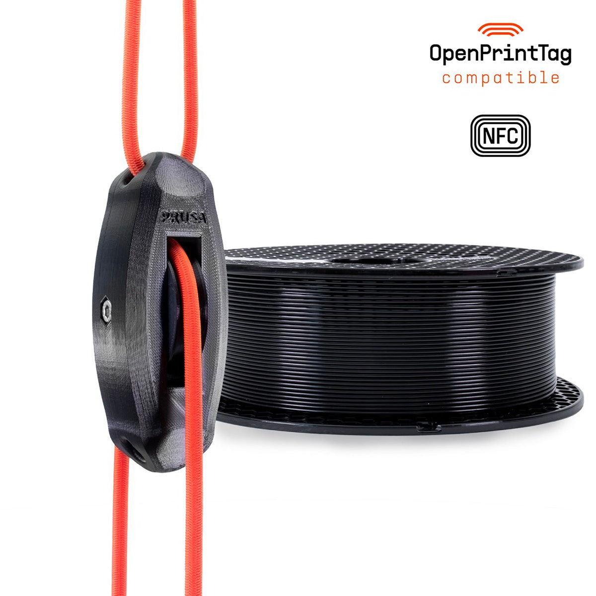 Prusament PC Blend Jet Black Filament 900g
