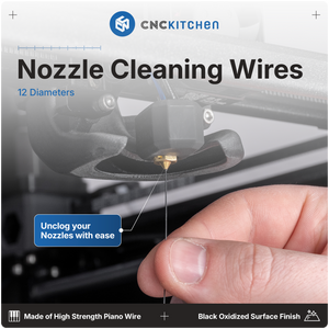 Nozzle Cleaning Wires, 12 PCS