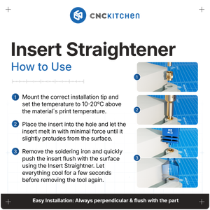 Insert Straightener M2 to M10 (#2-56 to G1/8")