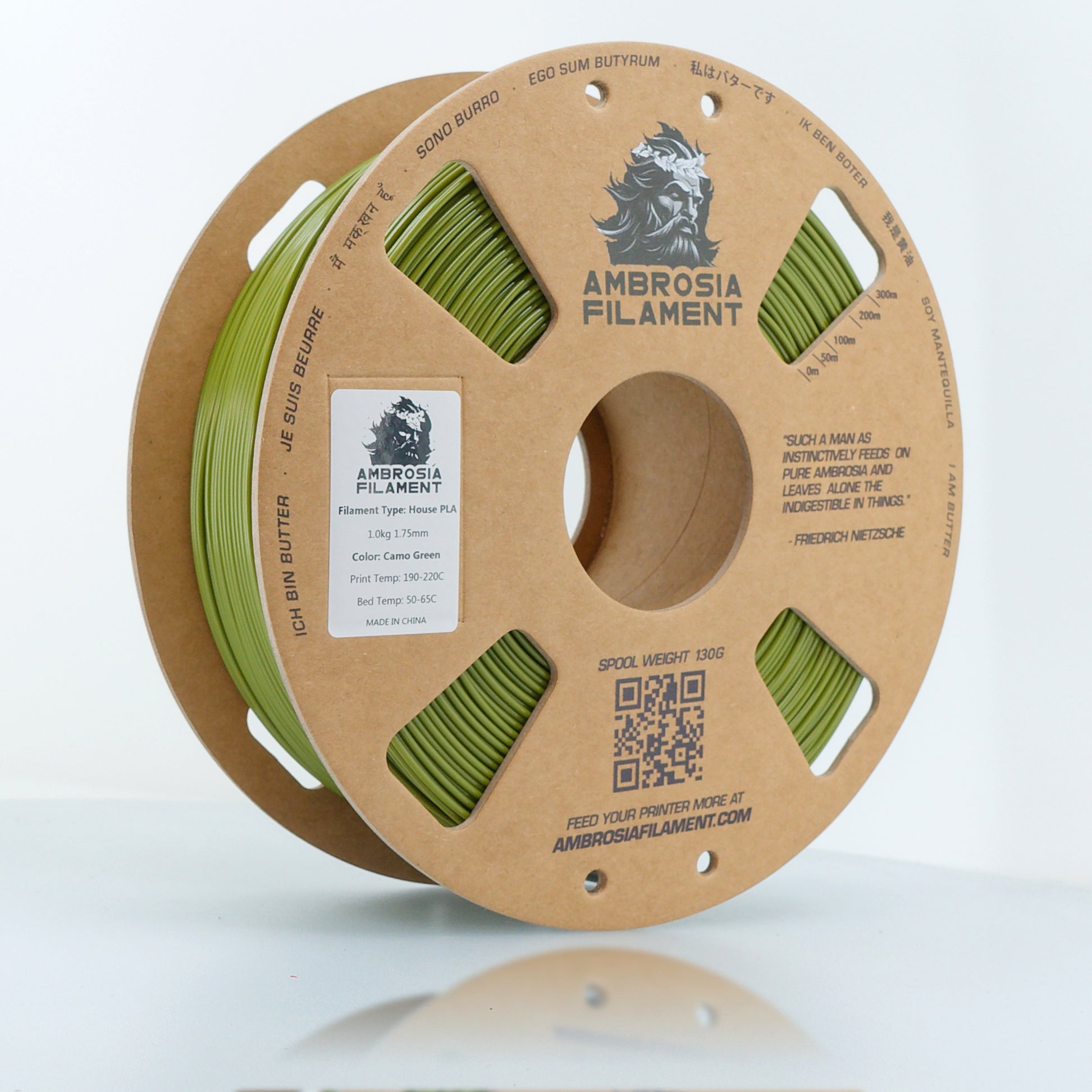 Ambrosia PLA Filament - Filastruder