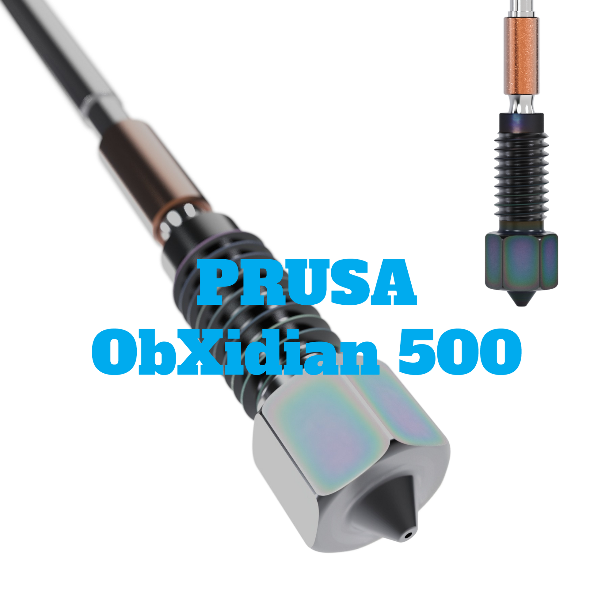 Genuine E3D ObXiDian 500 Prusa Nozzle for MK4/XL (SF/HF)