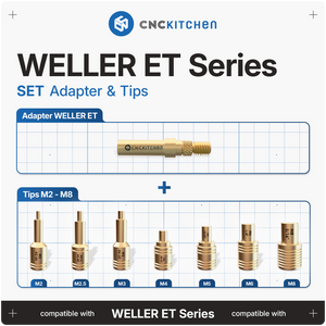 Installation Tips SET compatible with Weller ET