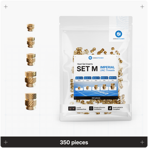 Imperial Heat Set Insert - SET M 5 Sizes - 350 pieces