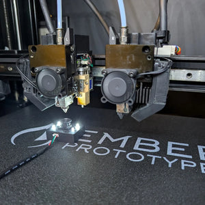 CXC in action on 'EMBER PROTOTYPES' build plate