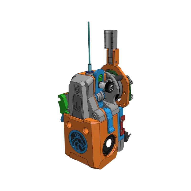 LDO Jabberwocky Toolhead with Cutter and Extruder for Filament