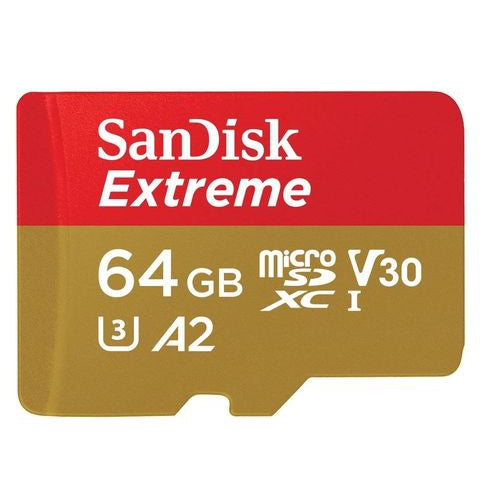 64GB Micro SDXC Sandisk Extreme Memory Card