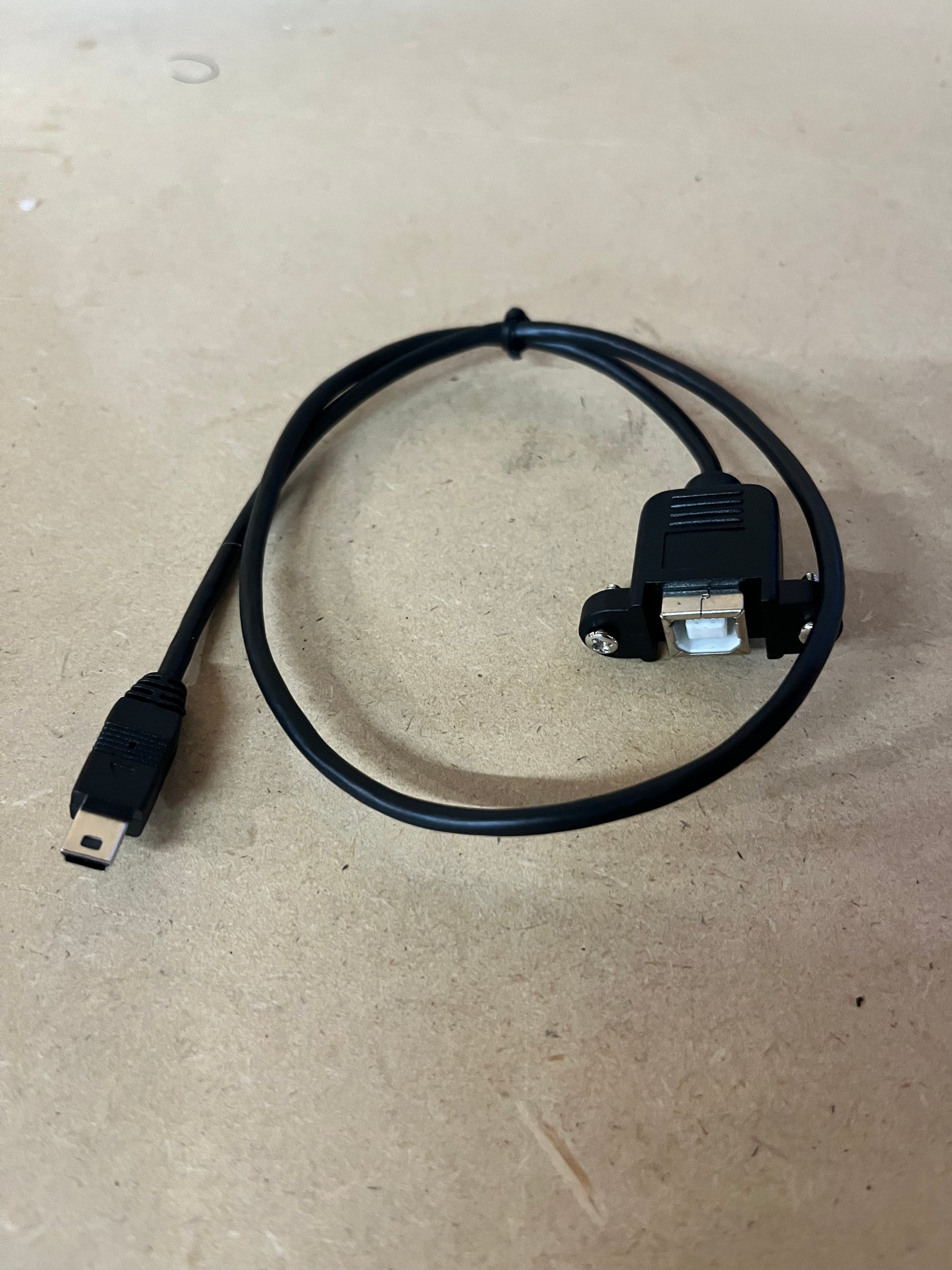 Clearance - USB Mini to USB-B Panel Mount Cable